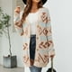 thumbnail image 1 of Puntoco Mujer Color Sólido Cardigan Lana Suéter Bolsillo Recreativo Manga Larga Tops Liquidación Puntoco Puntoco-235, 1 of 7