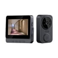 thumbnail image 1 of 4.3 Inch IPS Screen 2.4G Wireless Visual Intercom Doorbell with Screen, Wireless Smart High-definition Video Intelligent Doorbell Two-Way intercom for Villa Home Office Apartment, 1 of 7