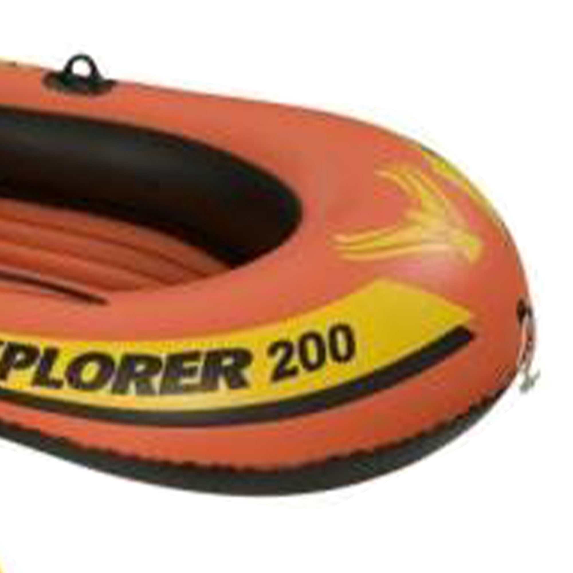 Intex Explorer 200 Inflatable 2 Person River Boat Raft w/ Oars & Pump (2 Pack)