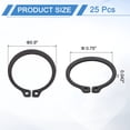 thumbnail image 2 of 25 Pack 13/16" Internal Retaining Ring Circlip, 65 Mn Spring Steel Internal Circlip Snap Rings C-Clips, Black, 2 of 6