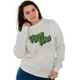 thumbnail image 3 of Vegan Vibes Vegetarian Lifestyle Sweatshirt for Men or Women Brisco Brands X, 3 of 6