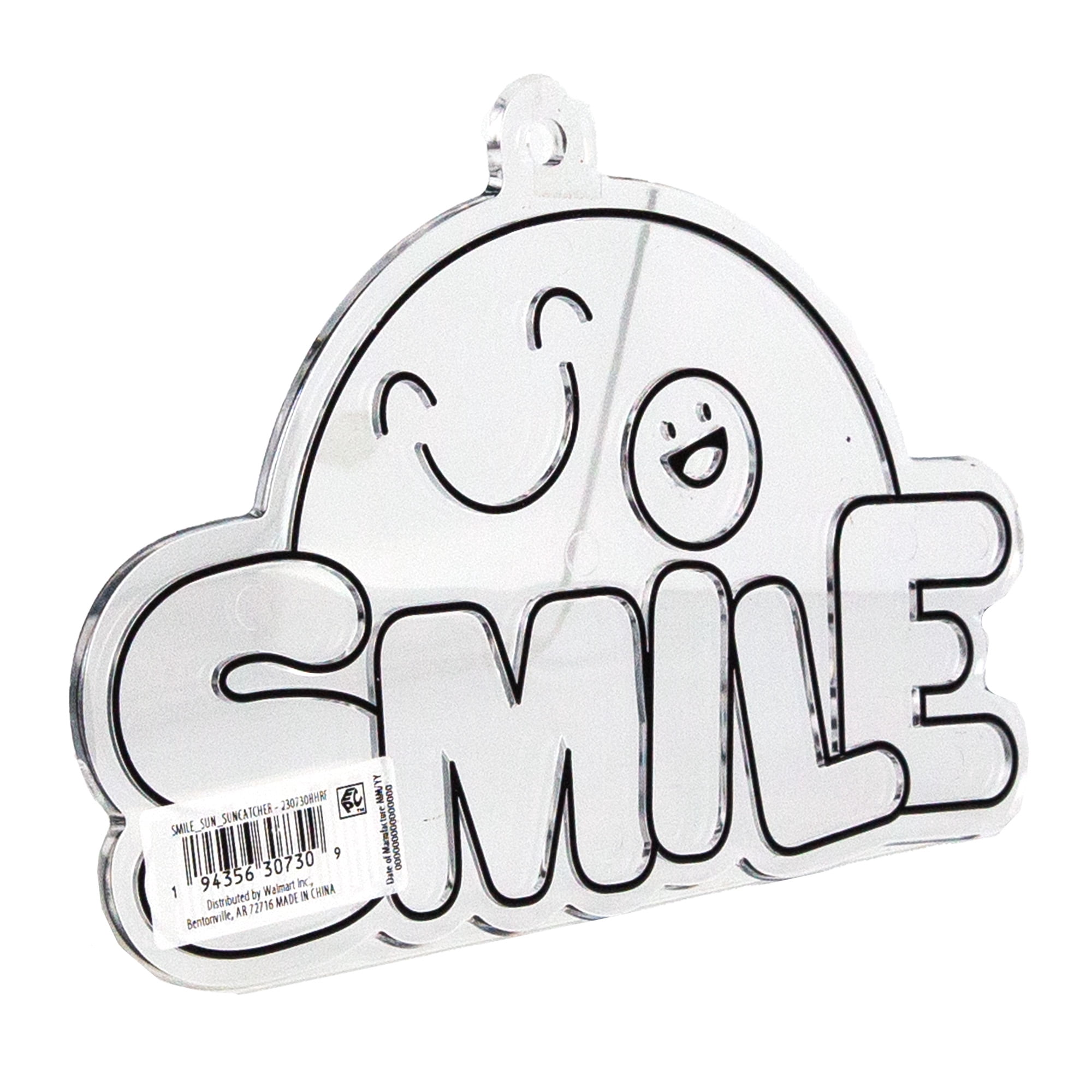 (6 pack) Hello Hobby Jumbo Smile Suncatcher