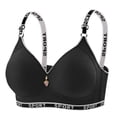thumbnail image 2 of Bixock Womens Wireless Bras Plus Size Bra Full Size Large Size Floral Layer Thin Layer Ventilated Cozy Daily Inner Wear Women Bras, 2 of 3