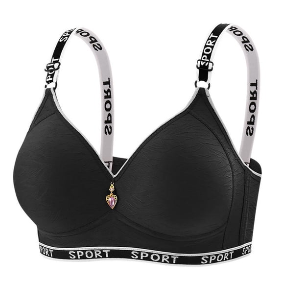 Rciityk Wireless Bras for Women Underwear Push Up Tshirt Bra Comfortable Convertible Straps Supportive Daily Bras