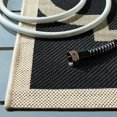 thumbnail image 4 of Safavieh Courtyard Black Indoor Outdoor Rug - Runner 2'3" x 8', 4 of 4