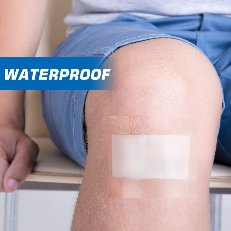 AFANSO Transparent Stretch Adhesive Bandage Waterproof Bandage Clear Adhesive Bandages Dressing Tape for 2 in x 13 Yards