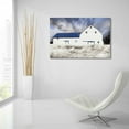 thumbnail image 6 of Epic Art 'Blue Trimmed Barn' by Lori Deiter Acrylic Glass Wall Art, 36"x24", 6 of 8