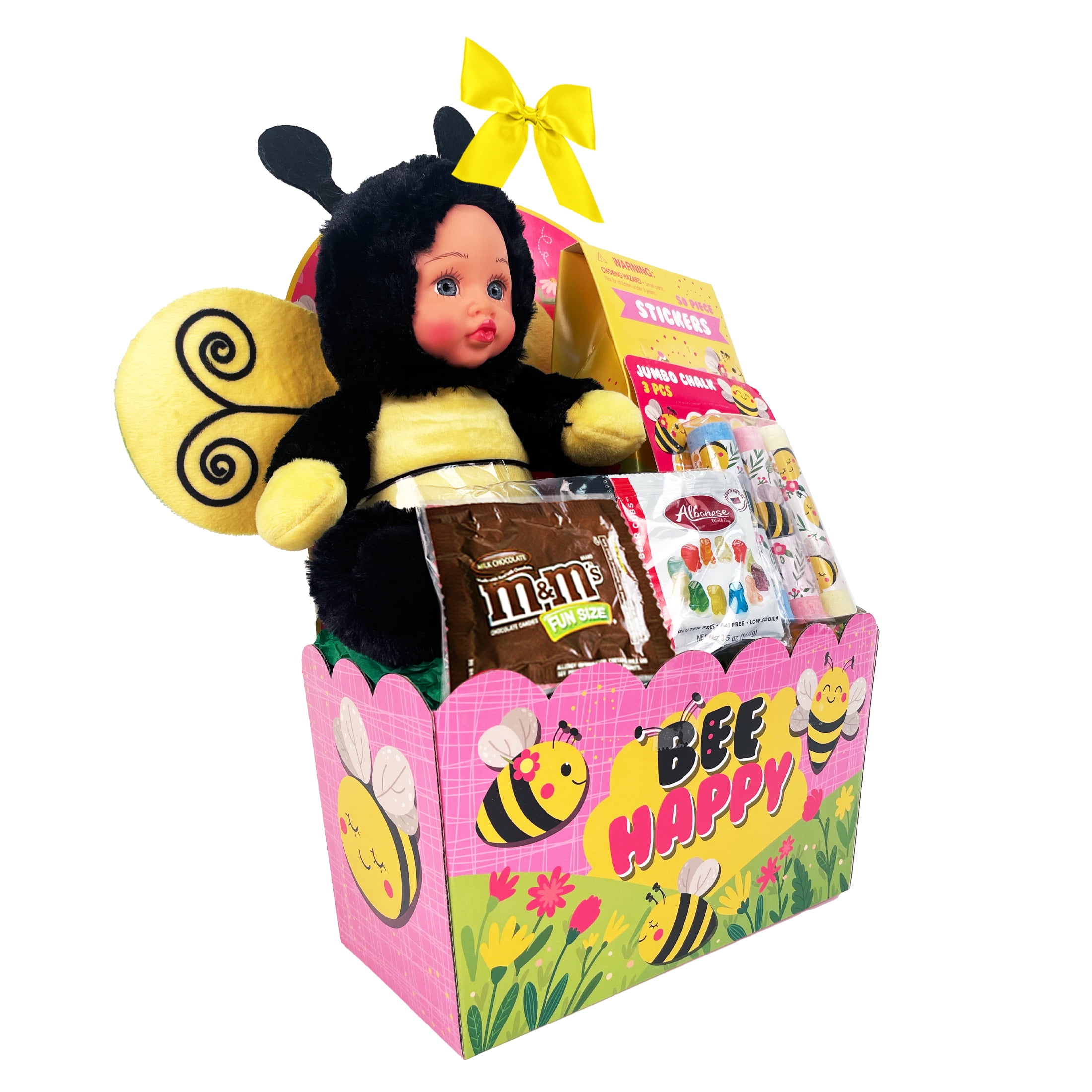 Candy and Plush Mega Basket