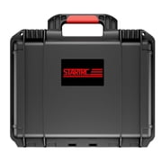 Xtra Edge Muse Gimbal Action Camera Bundle with 128GB MicroSD Card, Hard Carry Case and Screen Protector Film (2-Pack) - 4 Items