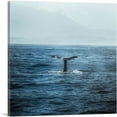 thumbnail image 1 of ARTCANVAS Whale Tail Ocean Waves Canvas Art Print - Size: 36" x 36" (1.50" Deep), 1 of 9