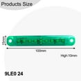 thumbnail image 5 of Mosiee 1Pc 24V 5W 9-Led Car Side Marker Indicator Light Red/Yellow/Blue/White/Green Signal Lamp For Most Vehicles/ Trucks /Lorries/Boat, 5 of 9