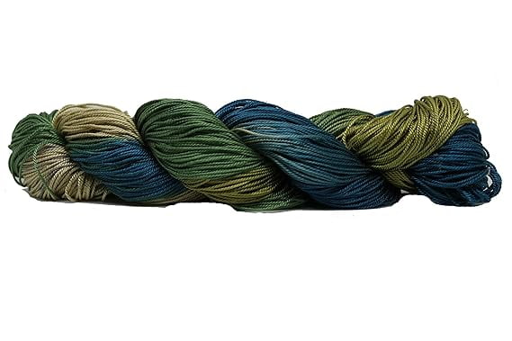 Knitsilk 3 Ply 100% Mulberry Silk Lace Weight Yarn Perfect for Knitting & Crocheting and Weaving Fine Quality Silk Yarn for Luxurious Creating Projects(50 Grams – 260 Yards,Chrysanthemum)(Pack of 2)