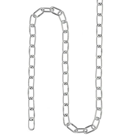 

Uxcell 1.8 Meter 1.97mm Thick 77Lbs Load 316 Stainless Steel Zinc Plated Proof Coil Chain