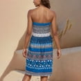 thumbnail image 4 of Youyipin womens dresses Women's Bohemian Style Floral Printed Beach Strapless Dresses summer dresses for women 2025, 4 of 9