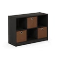 thumbnail image 1 of Librería organizadora Furinno Basic 3x2 con papeleras, 1 of 9