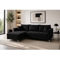 thumbnail image 1 of Sala Esquinera El Bazar Store Interlaken Negro 280X180 cm, Tela Lino nacional, Modular, 1 of 7