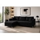 thumbnail image 1 of Sala Esquinera El Bazar Store Interlaken Negro 280X180 cm, Tela Lino nacional, Modular, 1 of 7