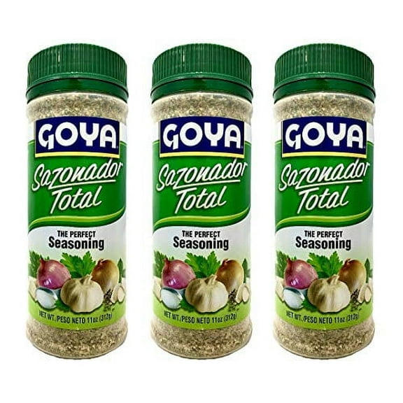 Goya Seasoning Sazonador Total 11.0 OZ (Pack of 3)