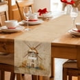 thumbnail image 5 of Brown Windmill Vintage Table Runner 72 Inches, Spring Will Always Come Farmhouse Bed Runner Dresser Scarves Tabletop for Indoor Outdoor Parties/Ceremony/Banquet, 18" x 72", 5 of 9