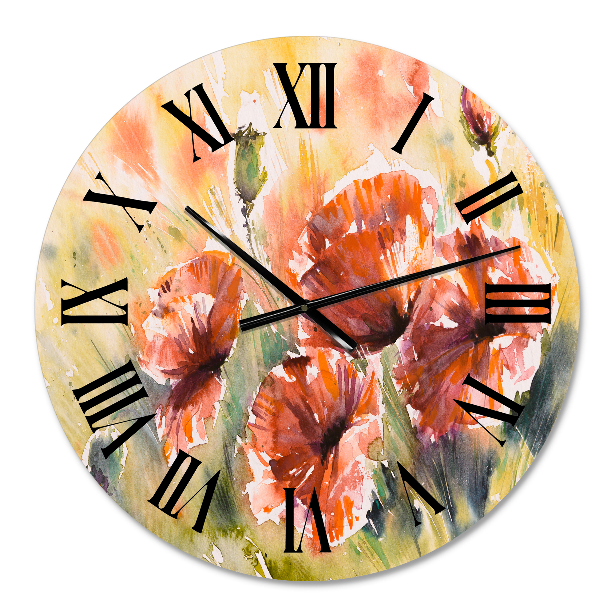 Designart 1 in Quartz Traditional Wall Clock