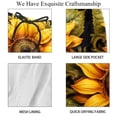 thumbnail image 4 of luoweisi Men's Beach Shorts Quick Dry Swim Trunks with Mesh Lining Sunflower L, 4 of 5