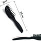 thumbnail image 2 of Peine de modelado de masaje, peine de pelo curvo de dientes anchos, cepillos para el cabello, cepillo de peinado curvo, negro, 2 of 5
