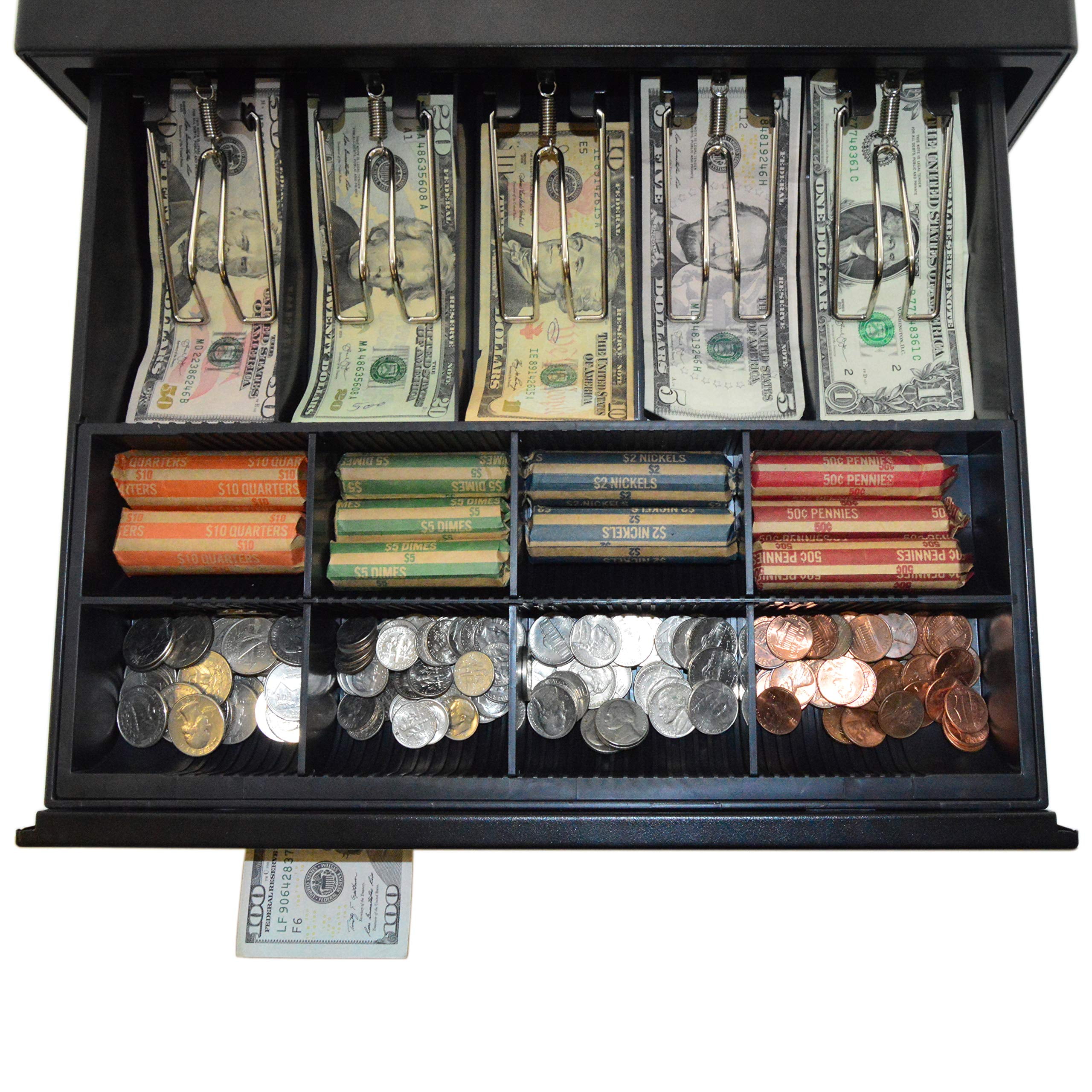 Heavy Duty Check Cashier Drawer Register, RJ12 POS DK Drawer Kick