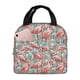 thumbnail image 1 of Balery Pink Flamingo Bolsa de Almuerzo Aislada – Caja de Almuerzo con Papel de Aluminio Grueso, Mantiene la Comida Fresca por 4 Horas, 1 of 8
