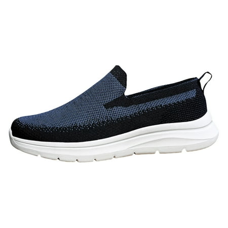 

Mens Casual Dress Shoes Mens Dress Shoes Men Sports Shoes Fashionable New Men Slip on Shoes Slip on Shoes for Men Dark Blue 45
