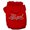 Red, variant on Pet, Dog Cat Hoodie Rhinestone, "Angel"