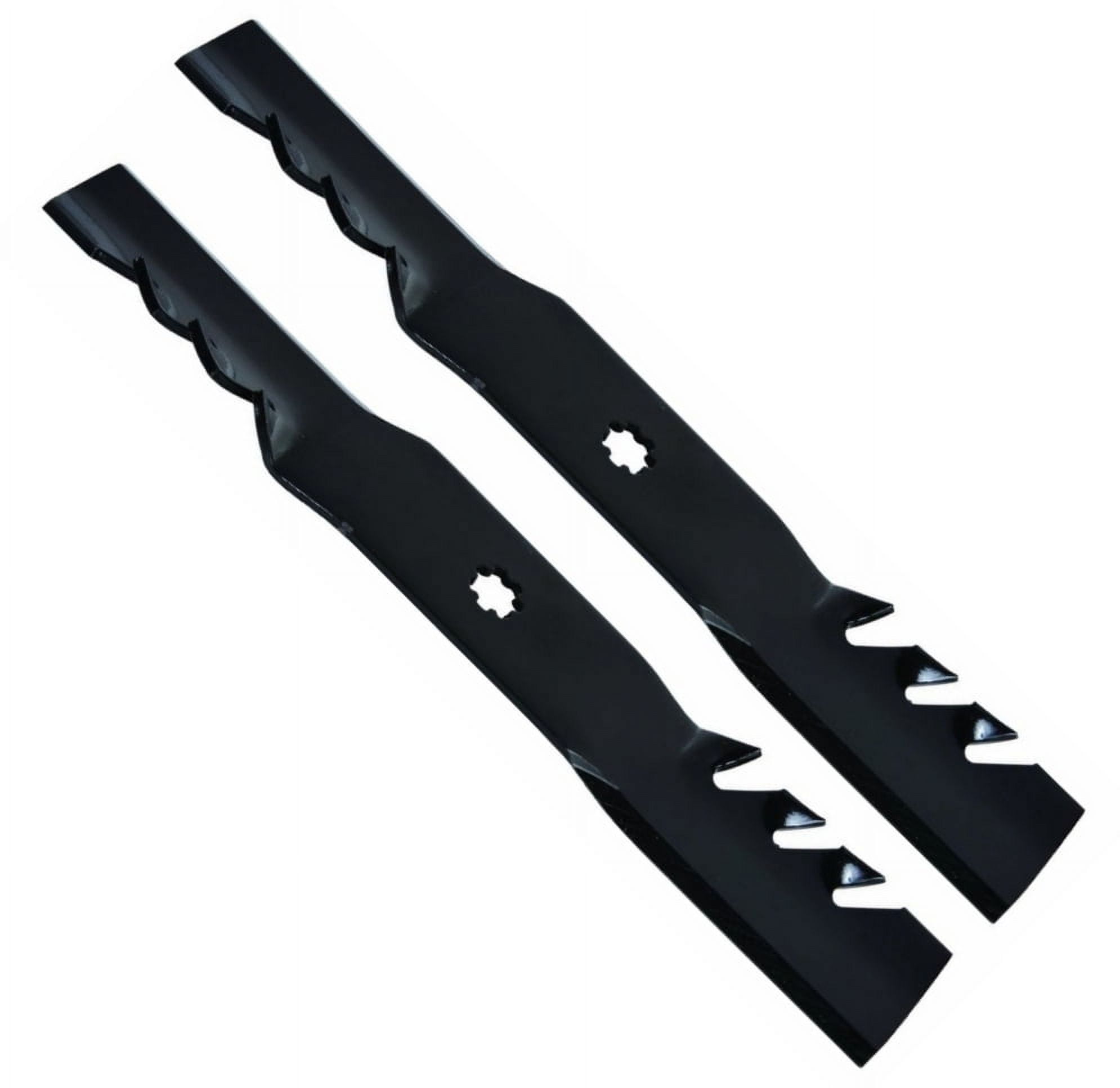 2 Pack 42 Gator Mulch Mower Blades for John Deere Z225 Z235 LA125 LA135 with 7 Point Star Center Hole Walmart