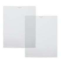 Acrylic Rack for Display Use Transparent Wall Rack A4 Paper Holder SmoothEdges 2Pcs