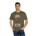 thumbnail image 4 of Novelty Inspiring Otters Saying Travel Funny Lutrinae Graphic Vacations Men Women Unisex Garment-Dyed T-shirt, 4 of 4