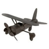 Woodland Imports Brown Metal Airplane Sculpture - 18W x 9H in.