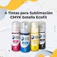 thumbnail image 4 of Kit de Tintas para Sublimación Color Make CMYK Botella Ecofit 70 Gramos Papel Sublimación Premium 11, 4 of 5
