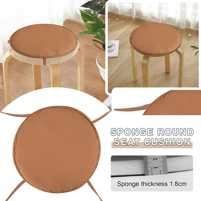 Home Textile Cushion Clearance Round Garden Chair Pads Seat Cushion For Outdoor Bistros Stool Patio Dining Room Four Ropes, Home Textile Cushion