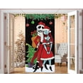 thumbnail image 4 of Christmas Door Cover Merry Christmas Xmas Winter Holiday Party Front Door Banner Photography Home Porch Decoration, 4 of 6