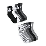 The Nightmare Before Christmas Womens Jack Skellington Graphic Crew Socks, 10-Pack, Shoe Sizes 4-10