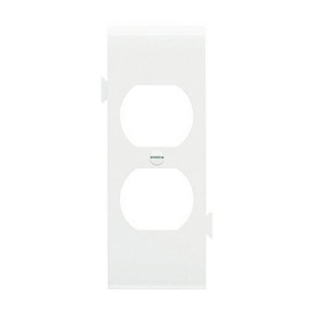 Pass & Seymour PJSC8W White Sectional Duplex Receptacle Wall Plate