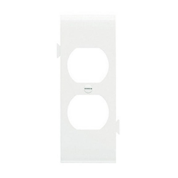 Pass & Seymour PJSC8W White Sectional Duplex Receptacle Wall Plate