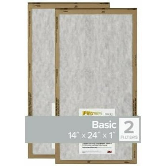 FPL23-2PK-24 14x24x1 Flat Pan Filter - Quantity 24