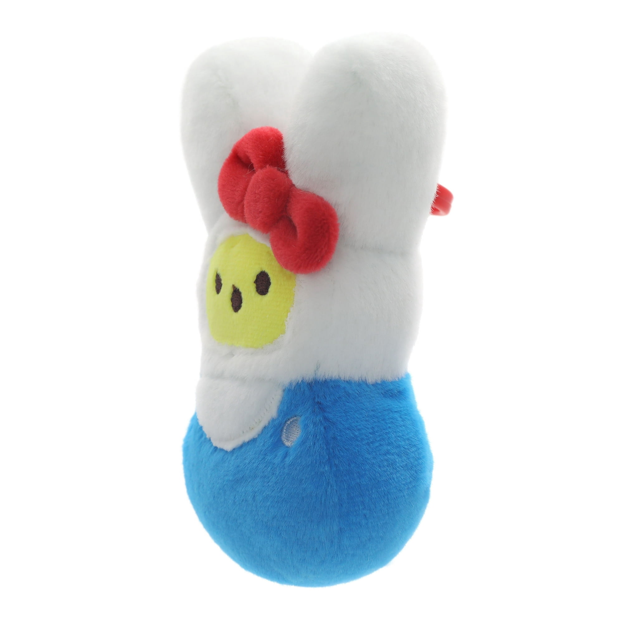 PEEPS x Sanrio Hello Kitty Backpack Clip Cute White & Blue Keychain Accessory