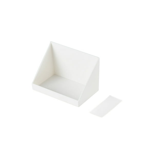 Matsuzay Estante montado en la pared Decodificador de TV de plástico Estante Espejo Gabinete Soporte diagonal Soporte de partición Accesorios Type3 NO3