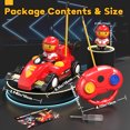 thumbnail image 6 of Remote Control Cars for Toddlers Remote Control Toys, RC Race Car for Kids with Light & Music, Ejector Battle Cars, RC Car Toys, Boy Toys, Gifts for Ages 3-5 Toddler Boys Girls, 6 of 10