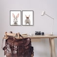 thumbnail image 2 of Stupell Industries Back & Front Bunnies Animals & Insects Painting Black Framed Art Print Wall Art, 11 x 14, Set of 2, 2 of 9