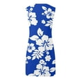 thumbnail image 4 of Icvfdpl Robes d'Été pour Femmes, Robe Sans Manches à Col en V, Fendue, Imprimée, Respirante, TTG, 4 of 5