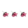 thumbnail image 3 of Ramo falso de peonías artificiales Naiovety de seda 5 cabezas Rosa, 3 of 6