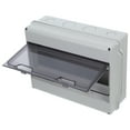 thumbnail image 4 of Miangastore Breaker Box Distribution Protection Box with Clear Window 12 Way IP65 Clear Cover Electrical Box ABS Power Electronic Junction Box Din Rail Enclosure for Circuit Breaker, 4 of 8