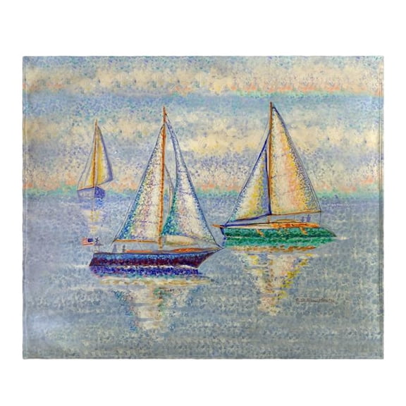 Betsy Drake BK1287 50 x 60 in. Sailing by Throw