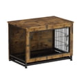 thumbnail image 5 of AWQM Wooden Dog Crate with Pull Out Tray,Pet Furniture for Small/Medium/Large Dogs, 5 of 11